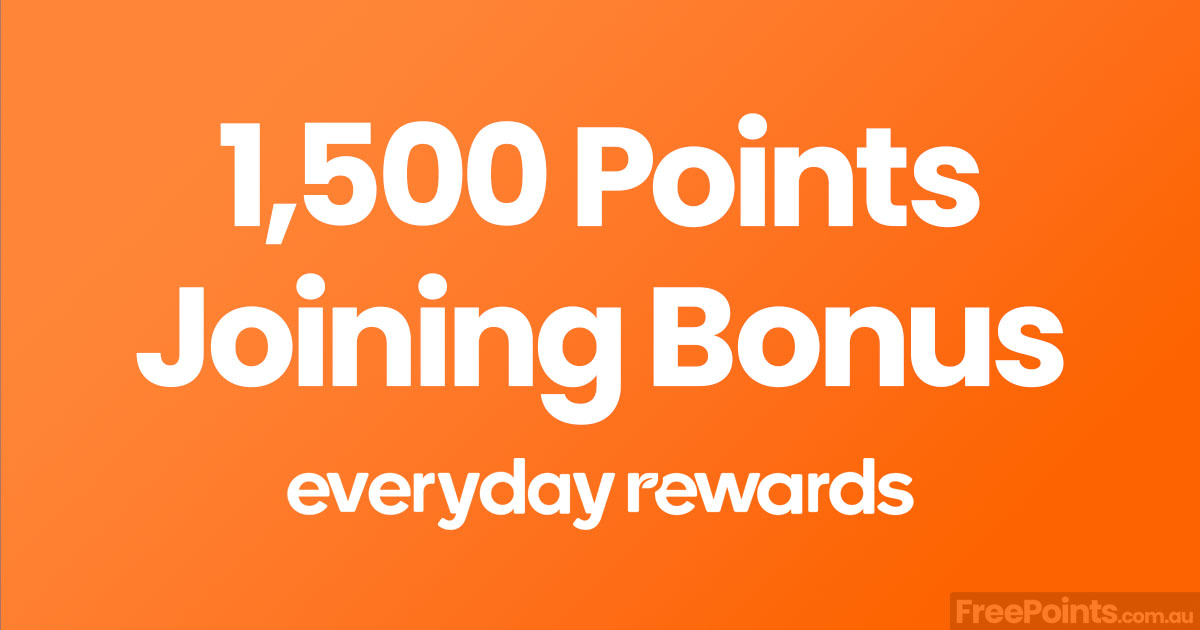 Fb Everyday Rewards 1500 Points Joining Bonus 