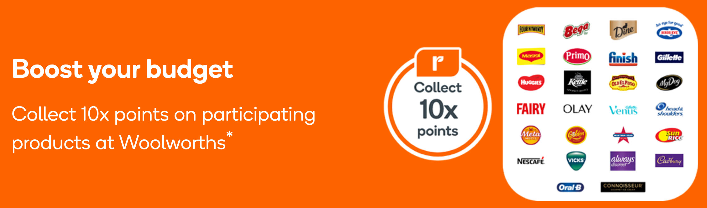 10x Everyday Rewards Points On Selected Products Woolworths 