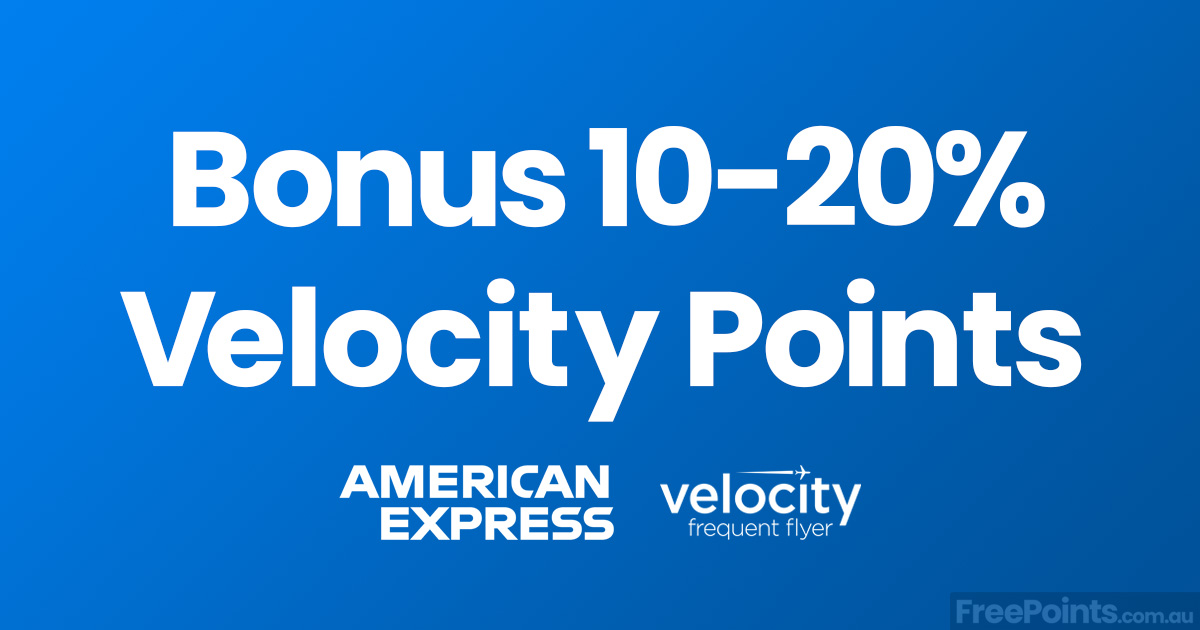 Bonus 10-20% Velocity Points When You Transfer Your American Express ...