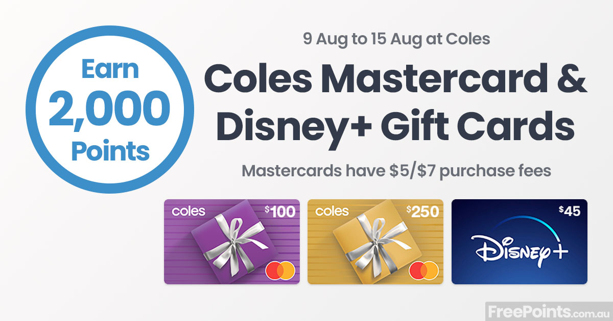 Coles launches a new 'free money' promotion on gift cards for the first  time ever