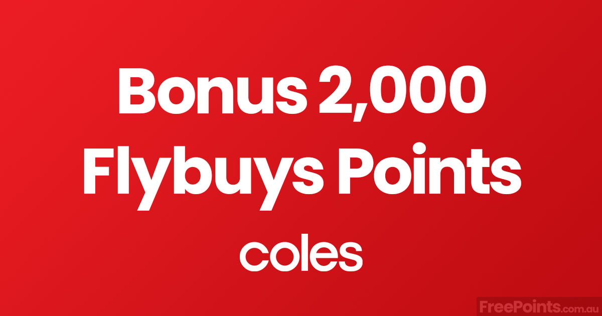 2000 Bonus Flybuys Points with Minimum $100 Officeworks Gift Card Purchase  @ Coles - OzBargain