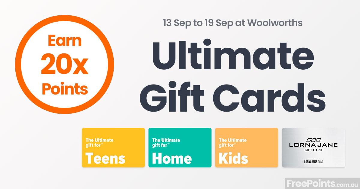 20x Everyday Rewards Points On Apple Gift Cards Woolworths, 42% OFF